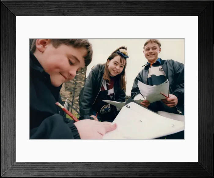 Framed Print : North East childrens television programme Byker Grove