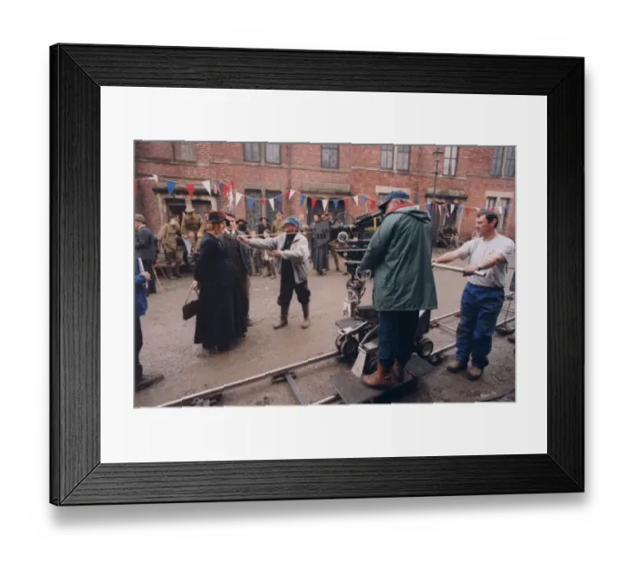 Framed Print : The filming of new Catherine Cookson drama, Colour Blind at at Tyne Tees studios in Framed Print : The filming of new Catherine Cookson drama, Colour Blind at at Tyne Tees studios in