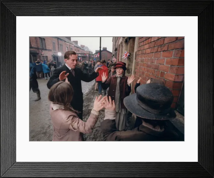Framed Print : The filming of new Catherine Cookson drama, Colour Blind at at Tyne Tees studios in Framed Print : The filming of new Catherine Cookson drama, Colour Blind at at Tyne Tees studios in