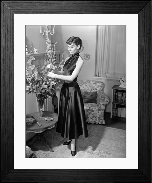 Framed Print : Audrey Hepburn, actress, May 1953