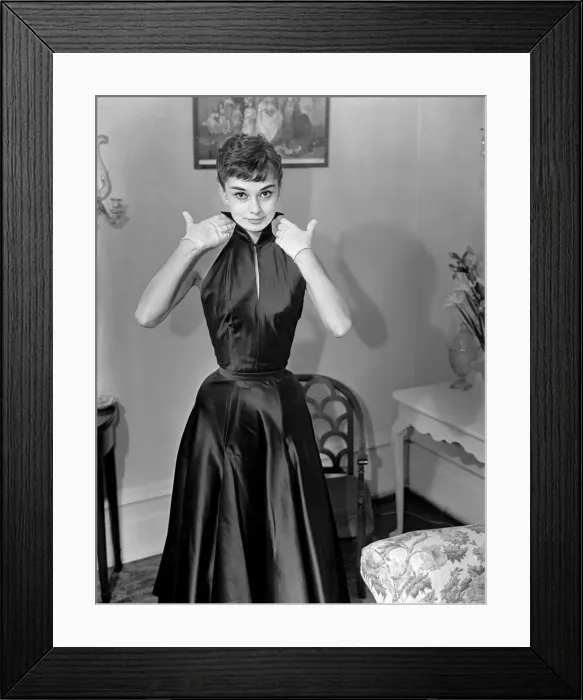 Framed Print : Audrey Hepburn, actress, May 1953 Framed Print : Audrey Hepburn, actress, May 1953
