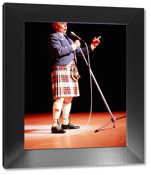 Andy Stewart Scottish singer on stage