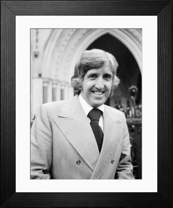 Framed Print : Bournemouth football manager John Bond pictured outside the High Court in London for Framed Print : Bournemouth football manager John Bond pictured outside the High Court in London for