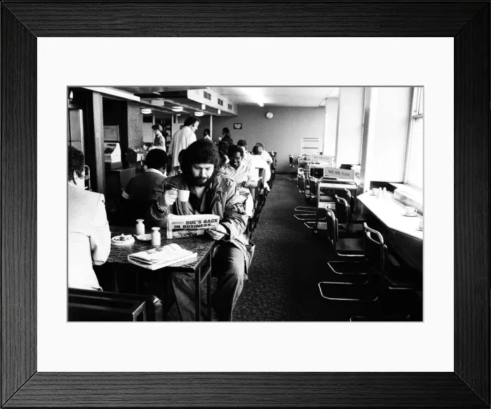 Framed Print : Dave Lee Travis DJ BBC Radio One Breakfast Show, 28th June 1978