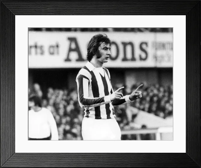 Framed Print : English League Division One match at the Victoria Ground