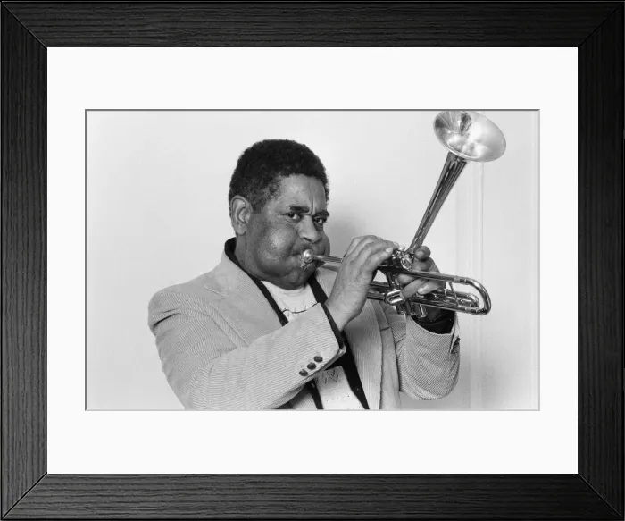 Framed Print : Dizzy Gillespie 23rd February 1980 Framed Print : Dizzy Gillespie 23rd February 1980