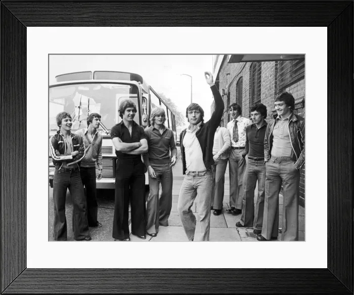 Framed Print : Willie Johnston of West Bromwich Albion tries the flamenco dance before the club