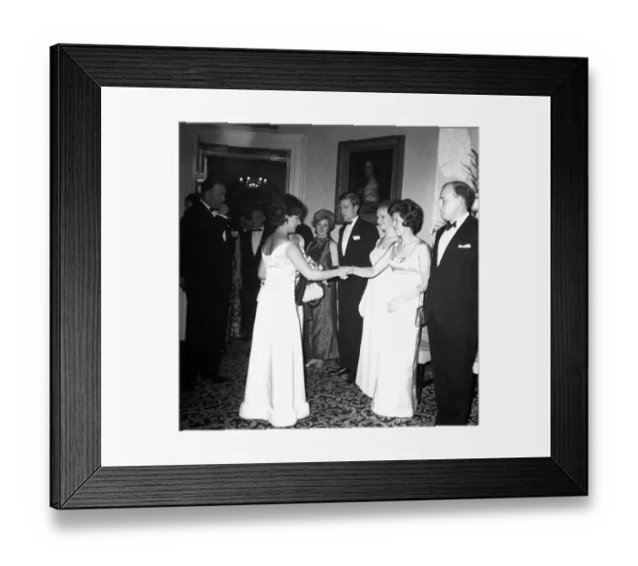 Framed Print : North East Royal Visit - Princess Margaret flew into Newcastle Airport
