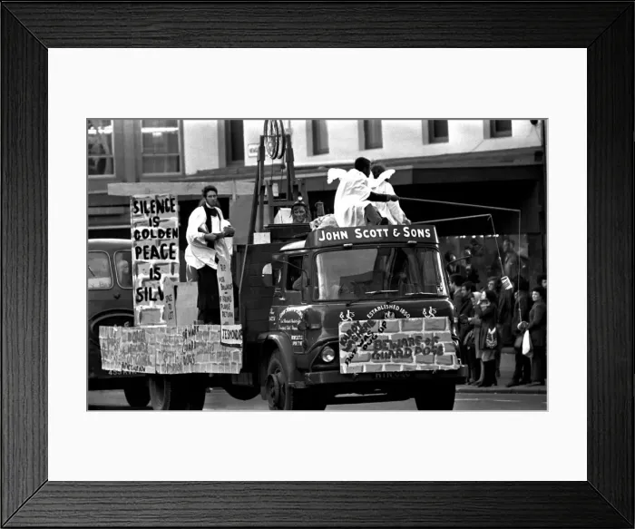 Framed Print : Lib - Newcastle students went to a lot of trouble to raise money for charity with their Framed Print : Lib - Newcastle students went to a lot of trouble to raise money for charity with their