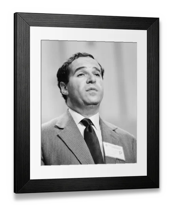Framed Print : Home Secretary Leon Brittan pictured at the Conservative Party Conference in Brighton Framed Print : Home Secretary Leon Brittan pictured at the Conservative Party Conference in Brighton