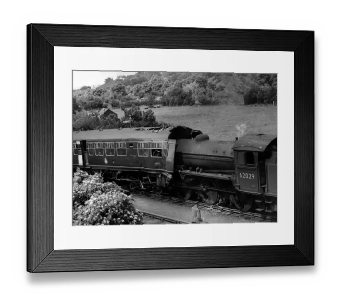 Framed Print : More than 200 passengers had a narrow escape at Hexham Station on 1st July 1957 Framed Print : More than 200 passengers had a narrow escape at Hexham Station on 1st July 1957