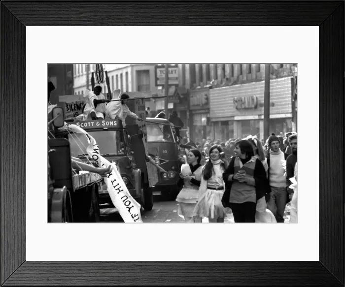 Framed Print : Lib - Newcastle students went to a lot of trouble to raise money for charity with their Framed Print : Lib - Newcastle students went to a lot of trouble to raise money for charity with their