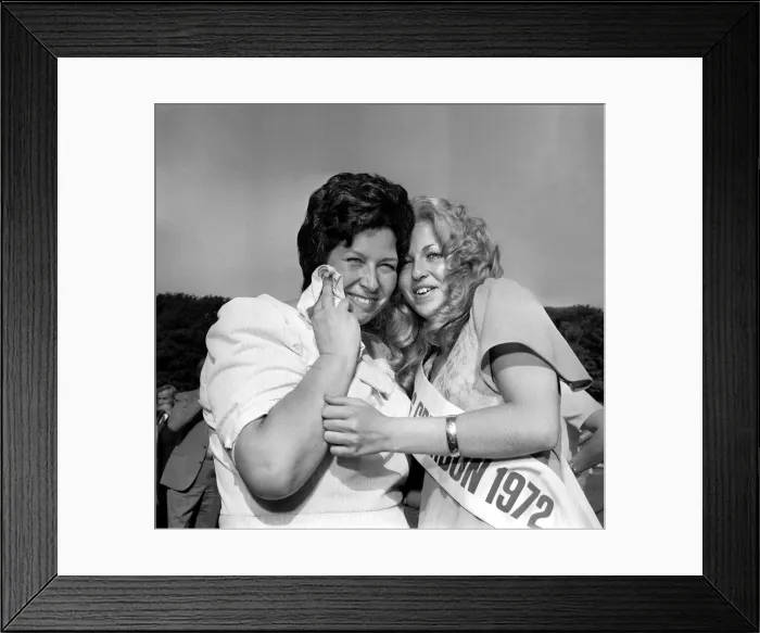 Framed Print : Stevie Turner entered her first big beauty contest the whole village went along to watch