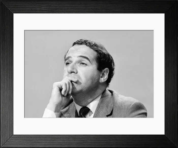 Framed Print : Home Secretary Leon Brittan pictured at the Conservative Party Conference in Brighton Framed Print : Home Secretary Leon Brittan pictured at the Conservative Party Conference in Brighton