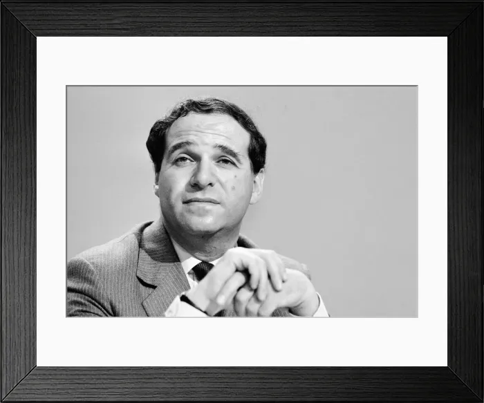 Framed Print : Home Secretary Leon Brittan pictured at the Conservative Party Conference in Brighton Framed Print : Home Secretary Leon Brittan pictured at the Conservative Party Conference in Brighton