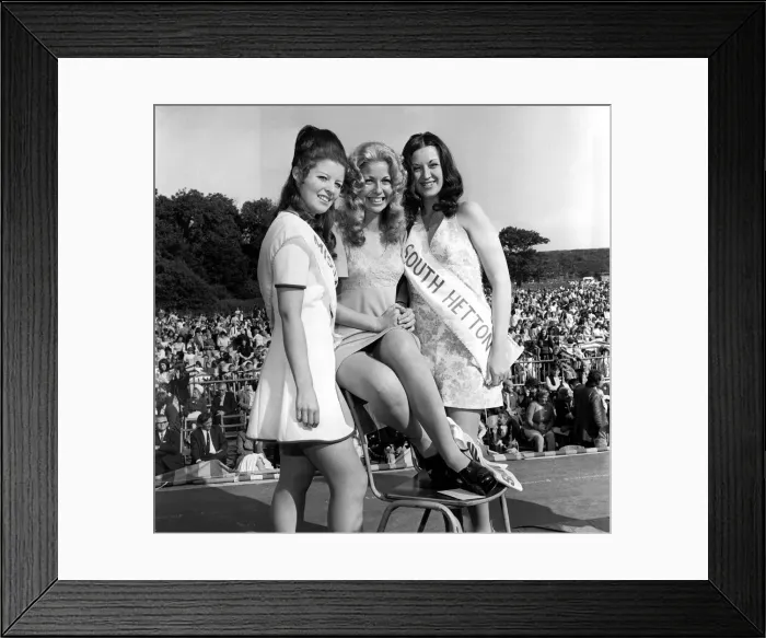 Framed Print : Stevie Turner entered her first big beauty contest the whole village went along to watch Framed Print : Stevie Turner entered her first big beauty contest the whole village went along to watch