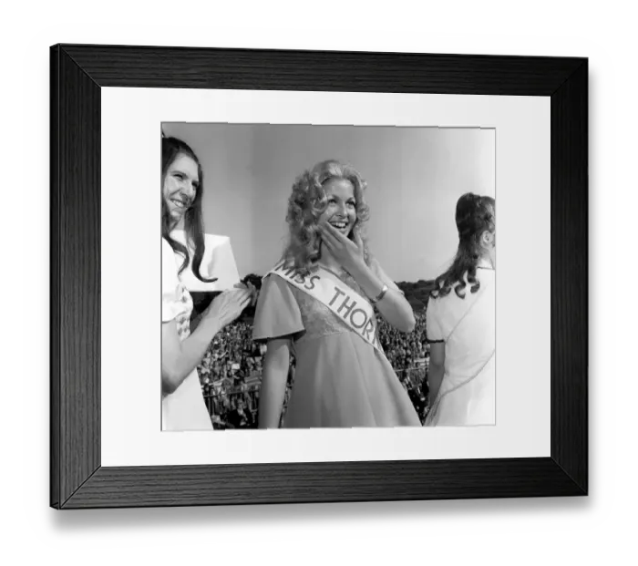 Framed Print : Stevie Turner entered her first big beauty contest the whole village went along to watch