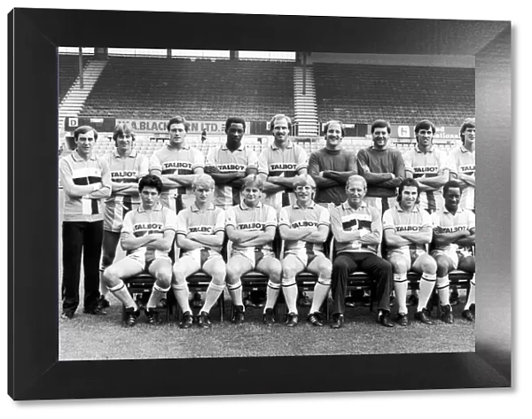 Coventry City first team photo. Back Row (left to right)