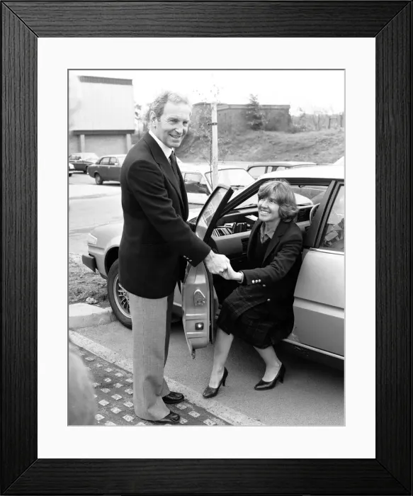 Framed Print : Coventrys Jimmy Hill with the clubs new manager Dave Sexton