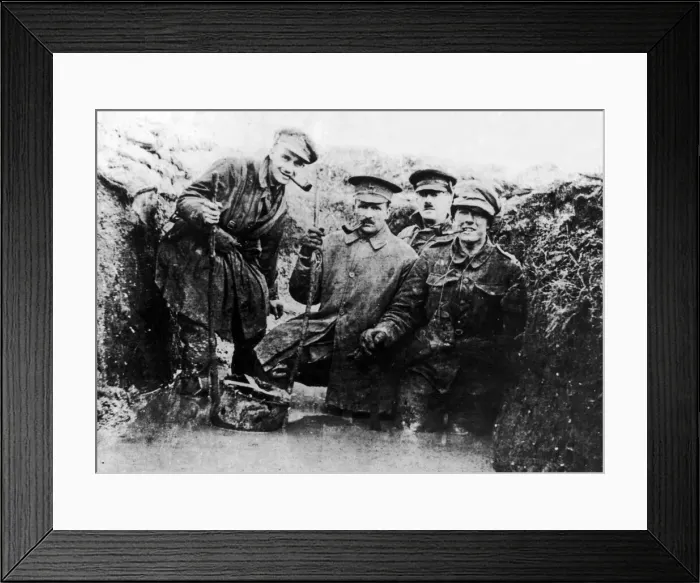 Framed Print : Members of the 16th (Service) Battalion (3rd Birmingham Framed Print : Members of the 16th (Service) Battalion (3rd Birmingham