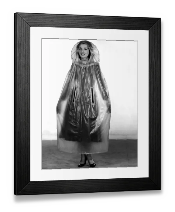 Framed Print : Clothing Fashion 1956. January 1956 P021288