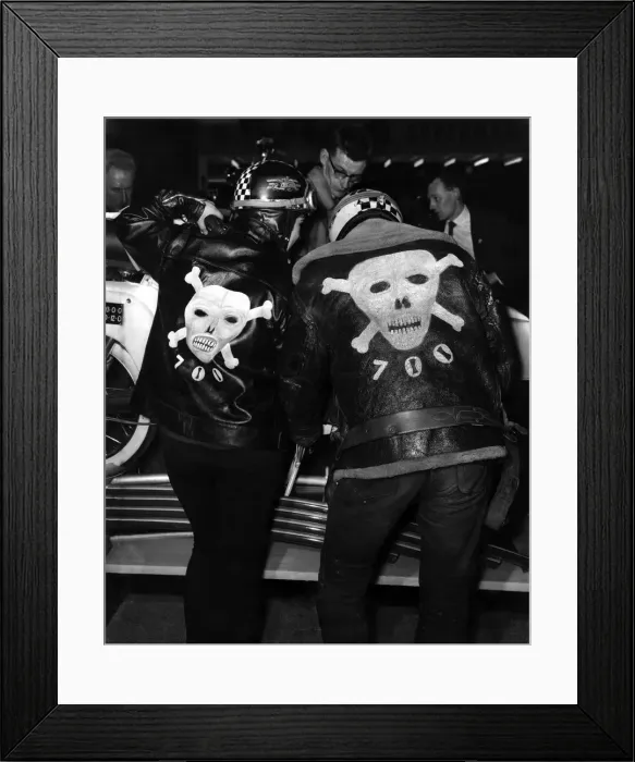 Framed Print : Space girls feature: These pictures were taken among visitors to the Motor Cycle Framed Print : Space girls feature: These pictures were taken among visitors to the Motor Cycle