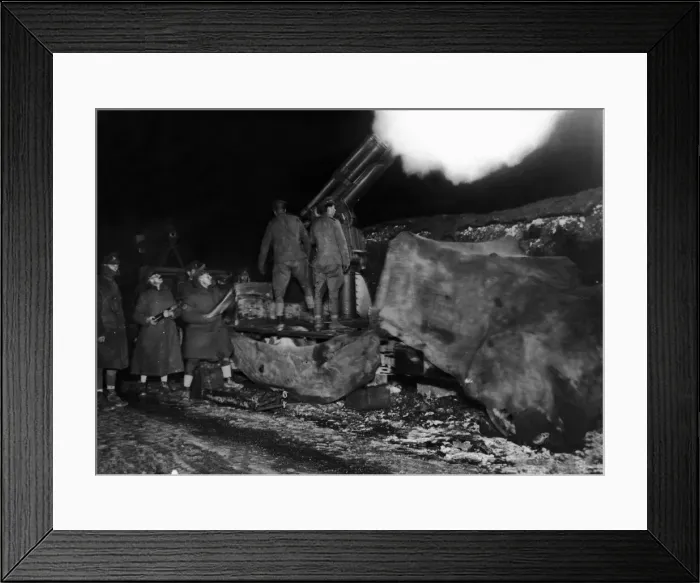 Framed Print : A British 13 pounder anti aircraft gun a on Daimler Mk. 3 Lorry seen here in action Framed Print : A British 13 pounder anti aircraft gun a on Daimler Mk. 3 Lorry seen here in action
