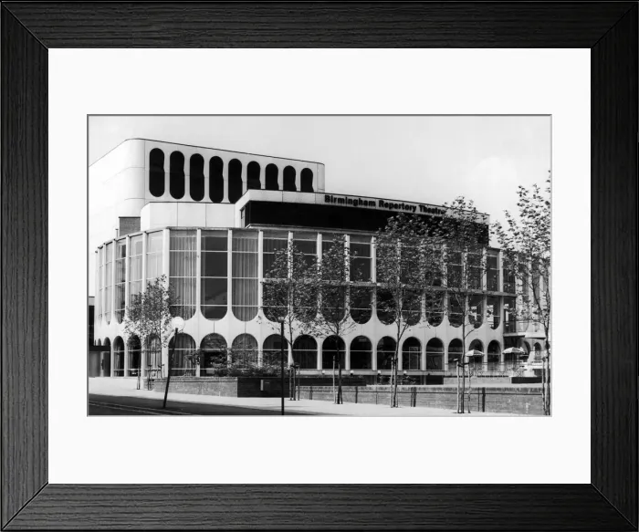 Framed Print : The New Birmingham Repertory Theatre 25th July 1972 Framed Print : The New Birmingham Repertory Theatre 25th July 1972