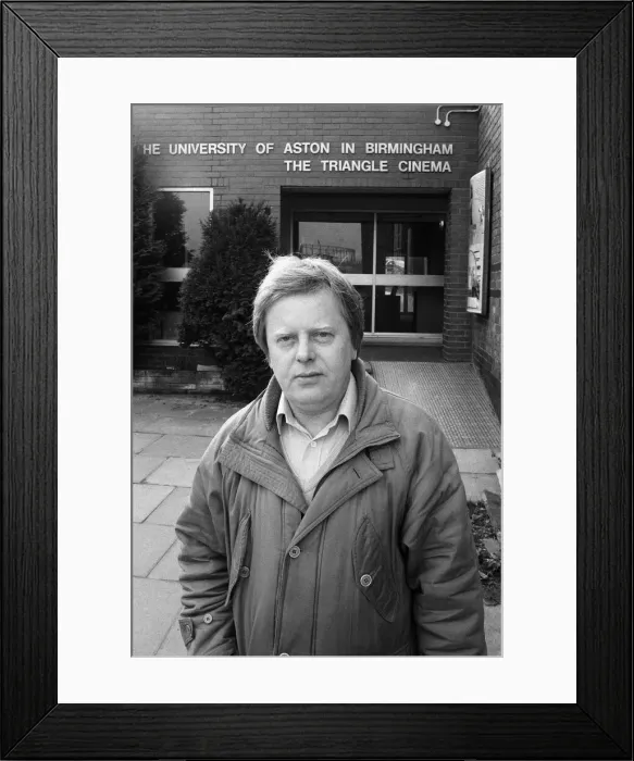 Framed Print : Peter Walsh organiser of the Triangle Cinema at Aston University Gosta Green Framed Print : Peter Walsh organiser of the Triangle Cinema at Aston University Gosta Green