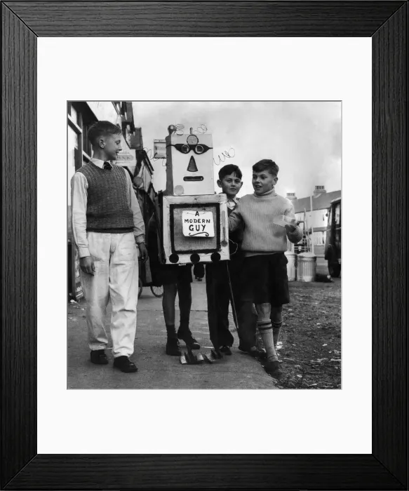 Framed Print : A Different Guy: Twelve year old Terry Walker of Hayes, Middlesex, is a lad with ideas