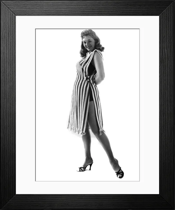 Framed Print : Rev Fashions: Hayel Sutton. July 1958 P025270 Framed Print : Rev Fashions: Hayel Sutton. July 1958 P025270