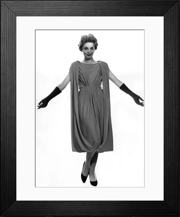Framed Print : Reveille Fashions: Lucky Horse Shoe. September 1958 P025268 Framed Print : Reveille Fashions: Lucky Horse Shoe. September 1958 P025268