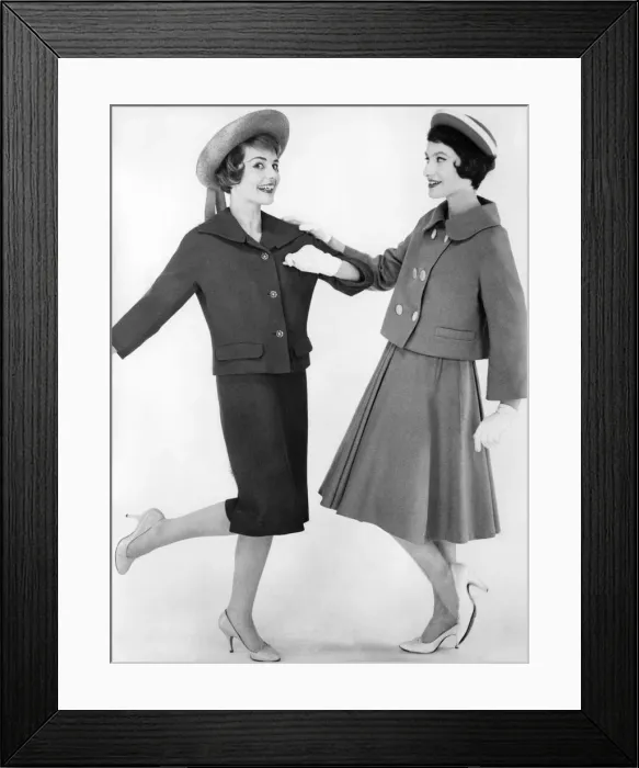Framed Print : Clothing Fashion 1958: March 1958 P025316 Framed Print : Clothing Fashion 1958: March 1958 P025316