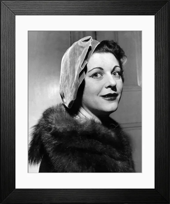 Framed Print : Clothing: Hats: Fashions shows. This soft pleated beret Framed Print : Clothing: Hats: Fashions shows. This soft pleated beret