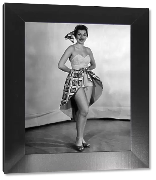 Clothing Fashion 1954. May 1954 P021244