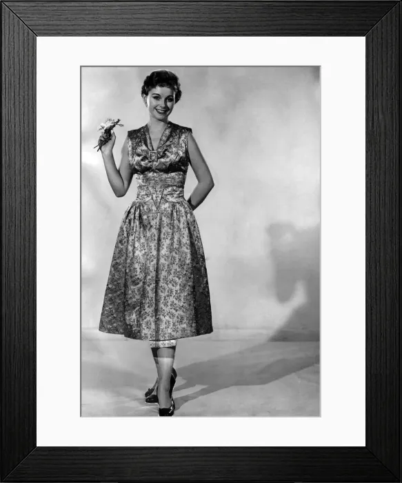 Framed Print : Clothing Fashion 1954: Five way winner. November 1954 P021241 Framed Print : Clothing Fashion 1954: Five way winner. November 1954 P021241