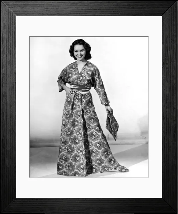 Framed Print : Clothing Fashion 1955. March 1955 P021258