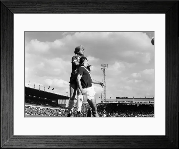 Framed Print : Birmingham City 4-0 Burnley, league match at St Andrews, Saturday 20th September 1975 Framed Print : Birmingham City 4-0 Burnley, league match at St Andrews, Saturday 20th September 1975