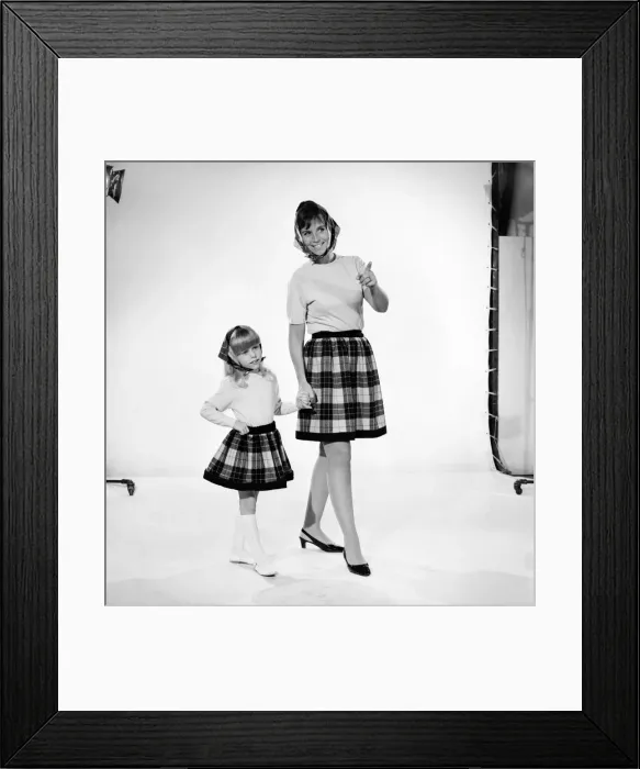 Framed Print : Mother and daughter: Clothing: Fashion: Skirts: Anne Cave Framed Print : Mother and daughter: Clothing: Fashion: Skirts: Anne Cave