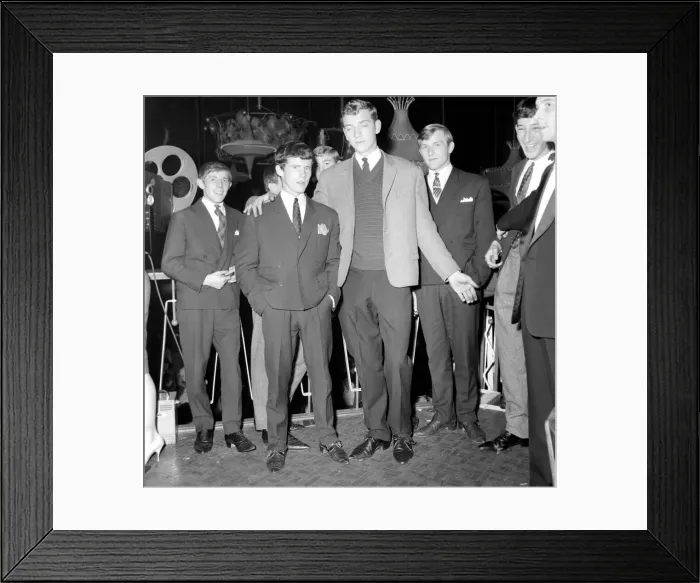 Framed Print : Teenager Fashions: Male Grooming: The teenage boys who go to the Ilford Palais have had