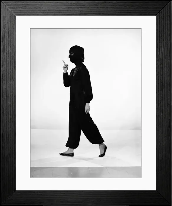 Framed Print : Clothing: Fashion: Suits: Woman wearing space suit. Model: Valerie Gaten Framed Print : Clothing: Fashion: Suits: Woman wearing space suit. Model: Valerie Gaten