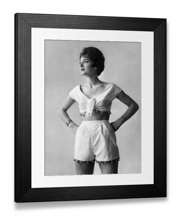 Framed Print : Clothing Fashion Beachwear: Beach outfit that helps a young man to keep an ear Framed Print : Clothing Fashion Beachwear: Beach outfit that helps a young man to keep an ear