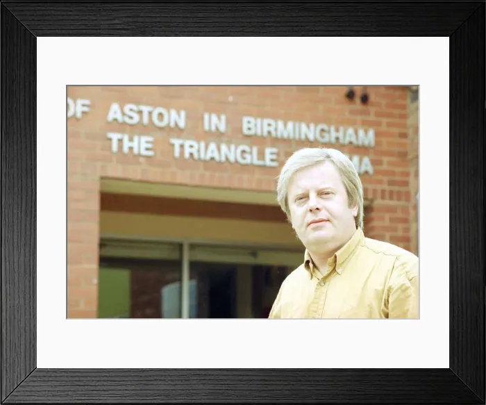 Framed Print : Peter Walsh programme director of the Triangle Cinema at Aston University Framed Print : Peter Walsh programme director of the Triangle Cinema at Aston University