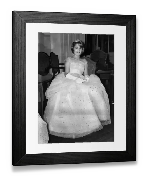 Framed Print : Clothing Fashion 1959: Mara Jenkevics the Latvian refugee at the Ball