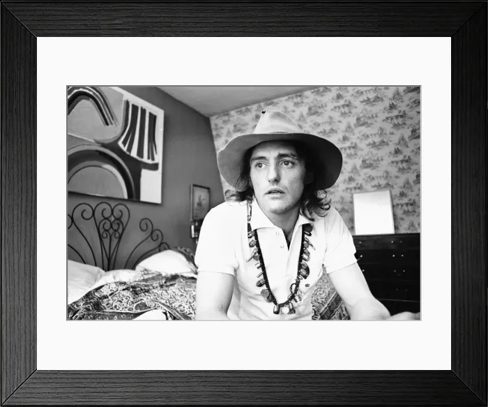 Framed Print : US Film Director Dennis Hopper seen here in London following the 1969 Cannes Film