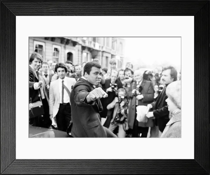 Framed Print : Muhammad Ali announces to the world that he intends to enter the professional boxing ring Framed Print : Muhammad Ali announces to the world that he intends to enter the professional boxing ring