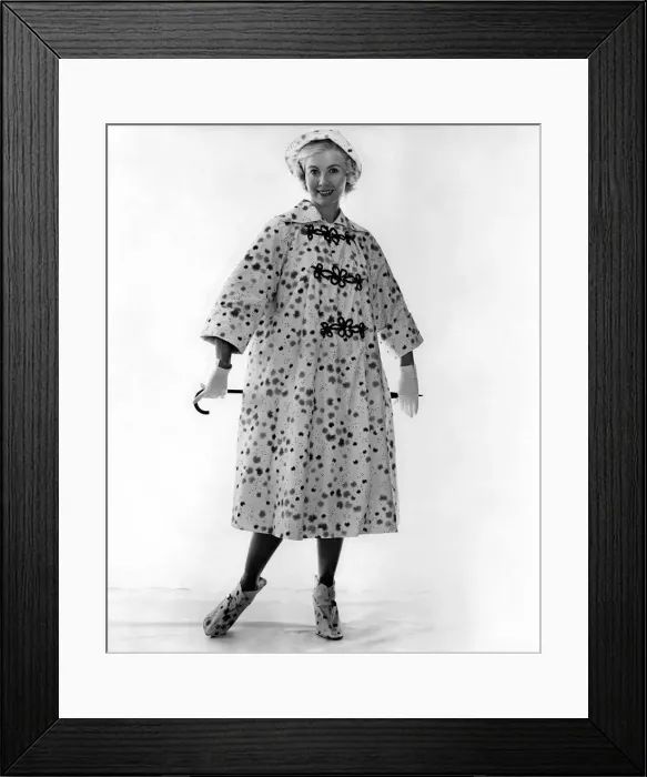 Framed Print : Clothing Fashion-1958. September 1958 P006898