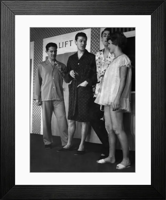 Framed Print : Clothing: Fashion: Nightwear: They are part of the pyjama game Framed Print : Clothing: Fashion: Nightwear: They are part of the pyjama game