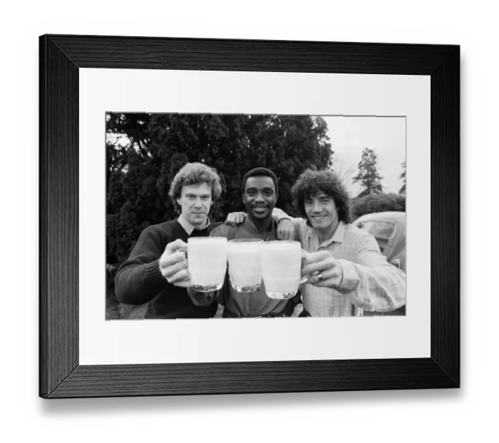 Framed Print : Tony Woodcock, (of Fc Kolin) Laurie Cunningham (of Real Madrid Framed Print : Tony Woodcock, (of Fc Kolin) Laurie Cunningham (of Real Madrid