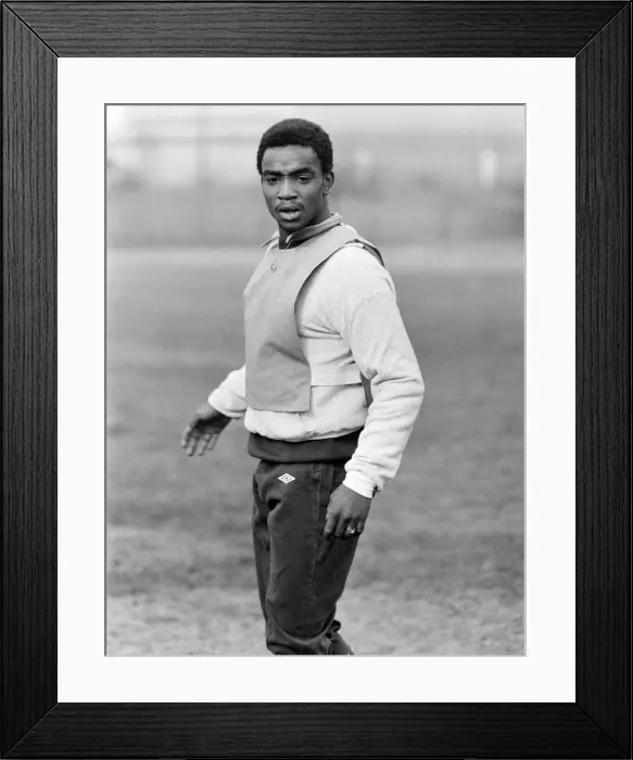 Framed Print : Laurie Cunningham on his first day of training at West Bromwich Albion Framed Print : Laurie Cunningham on his first day of training at West Bromwich Albion